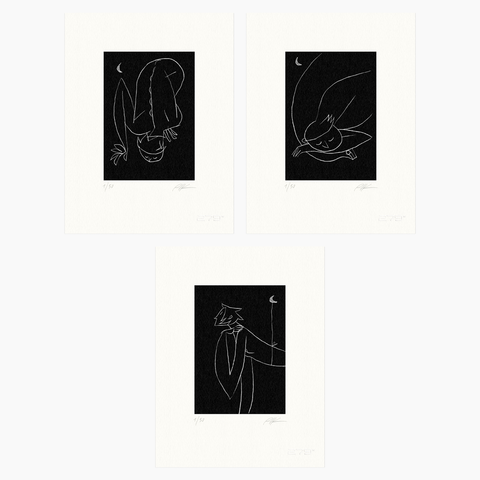 Riccardo Guasco / Moon Series Bundle (three prints)