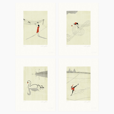 Shout (Alessandro Gottardo) / Seasons Bundle (four prints)
